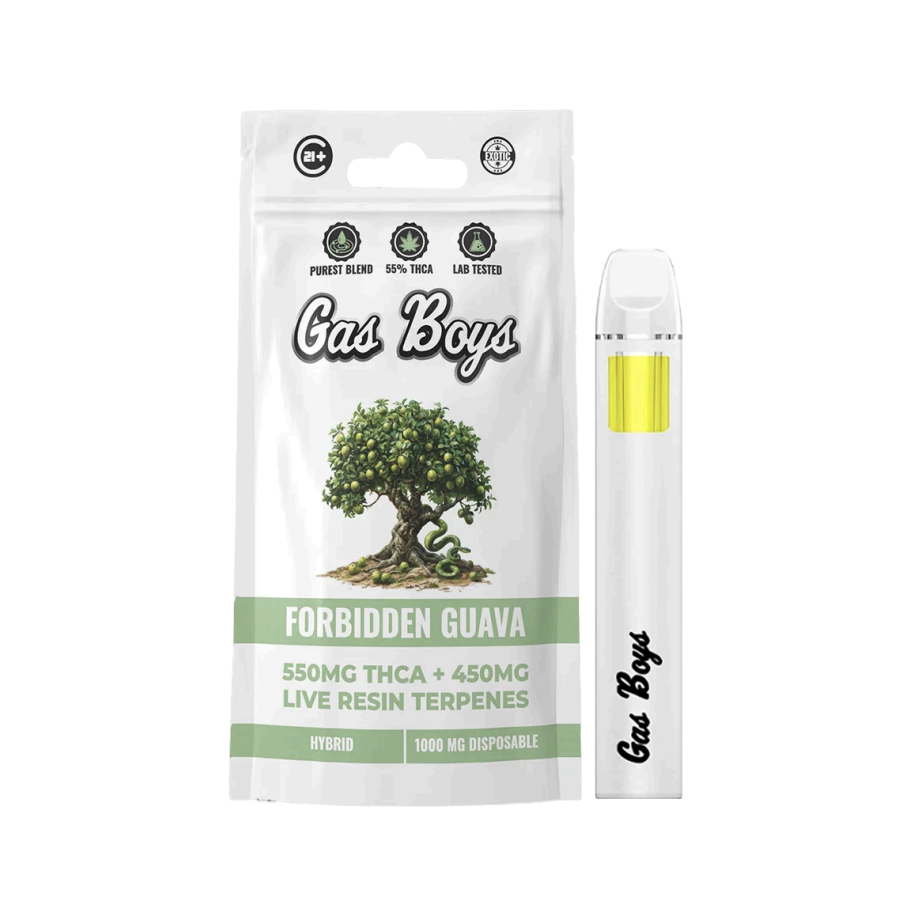 Gas Boys Disposable Vape 1g / Forbidden Guava Hybrid